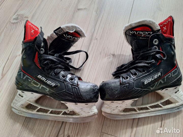Хоккейные коньки bauer vapor 3x pro yth 12.5