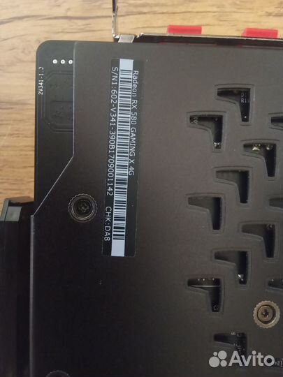 Видеокарта MSI Rx 580 4GB