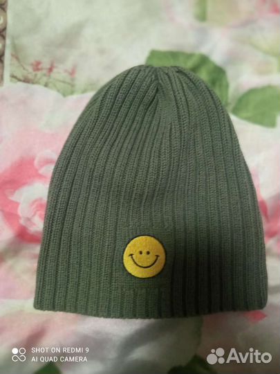 Вязаная шапка мужская