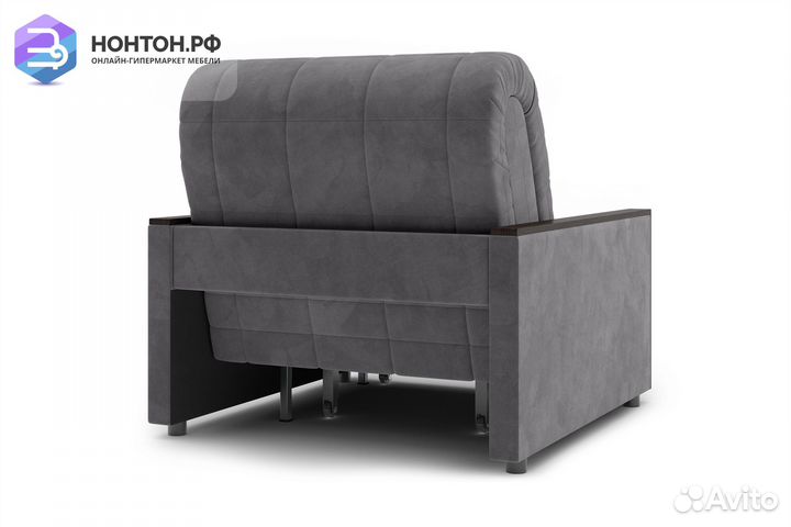 Кресло аккордеон Милена серое