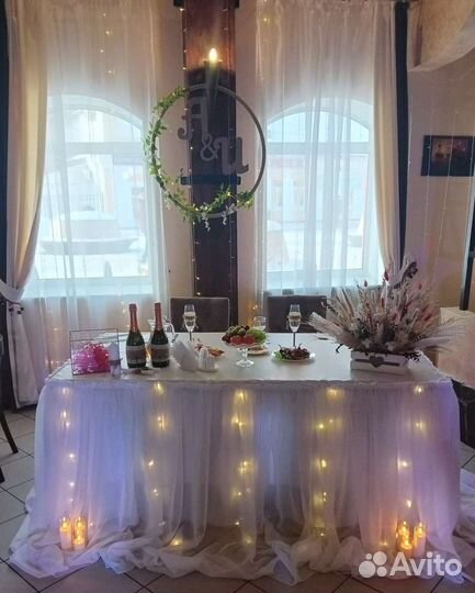 Декор для президиума молодых