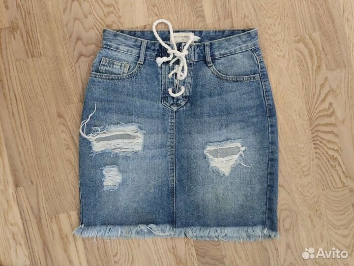 Юбка джинсовая