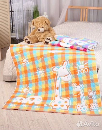 Детский плед новый плюш