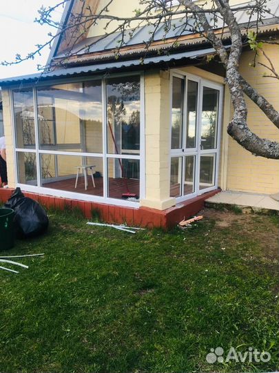 Остекление веранды беседки крыльца тамбура бани