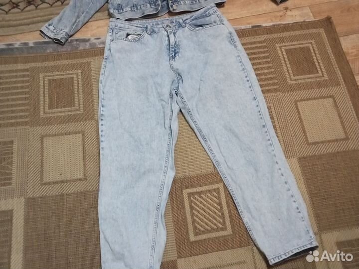 Джинсовый костюм женский50