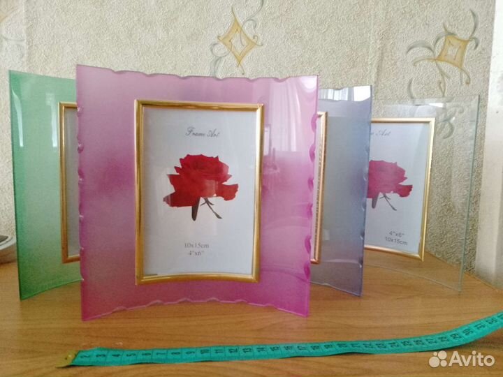 Подарочная стеклянная фоторамка 10/15