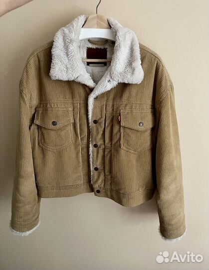 Куртка Levi's вельвет trucker jacket