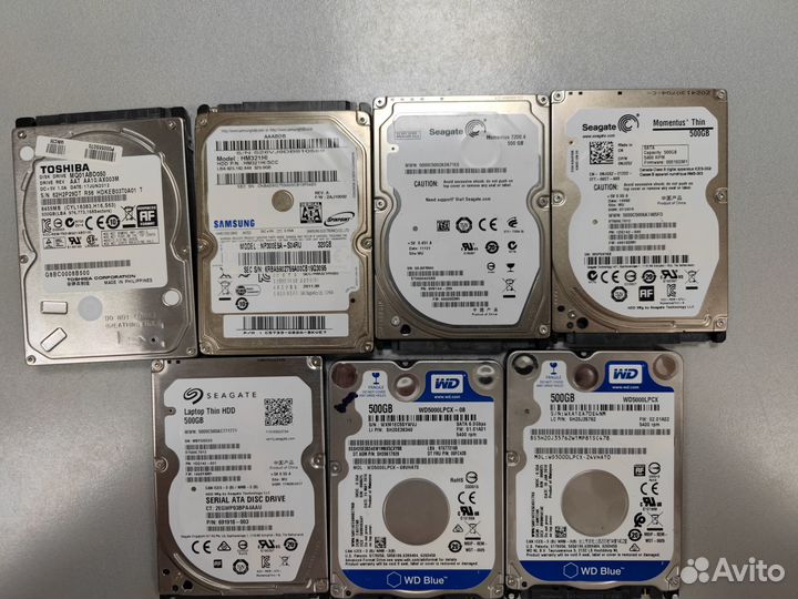 Лот Жёсткие диски SATA 2.5