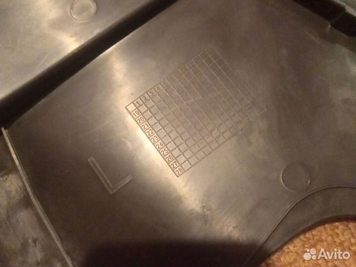 Защита бампера переднего левая