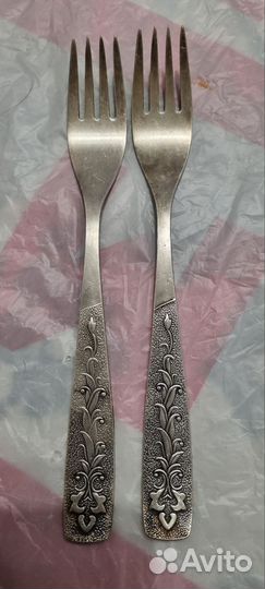 Ложки вилки мельхиоровые СССР