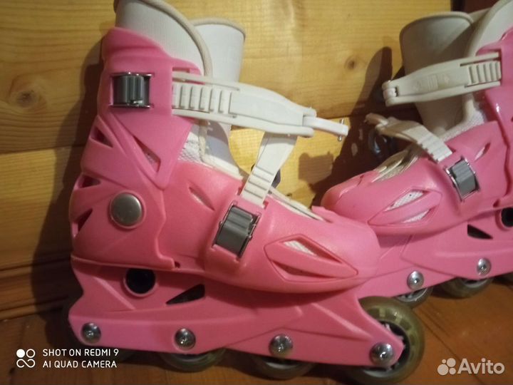 Роликовые коньки детские раздвижные