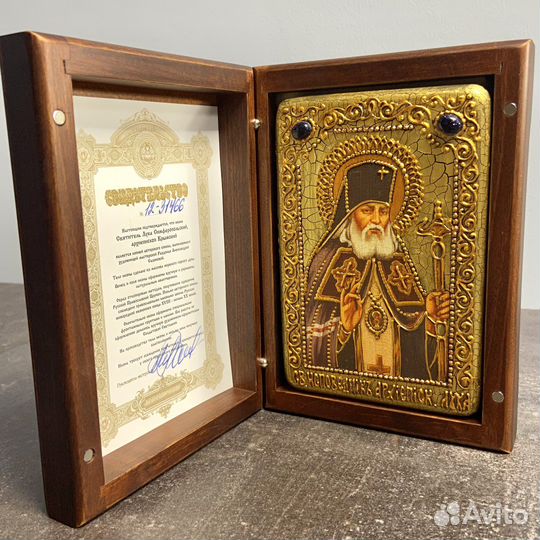 Икона Святитель Лука Симферопольский ручной работы