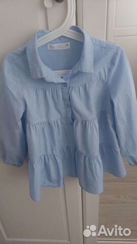 Рубашка zara на 6-7лет