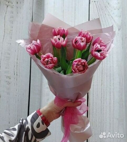 Тюльпаны пиновидные Букет Доставка