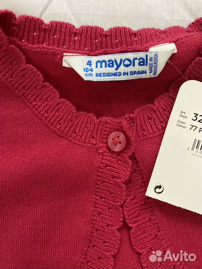 Новое детское болеро Mayoral