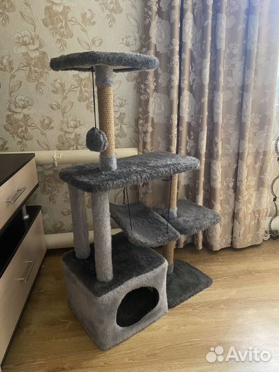 Домик для кошки с когтеточкой