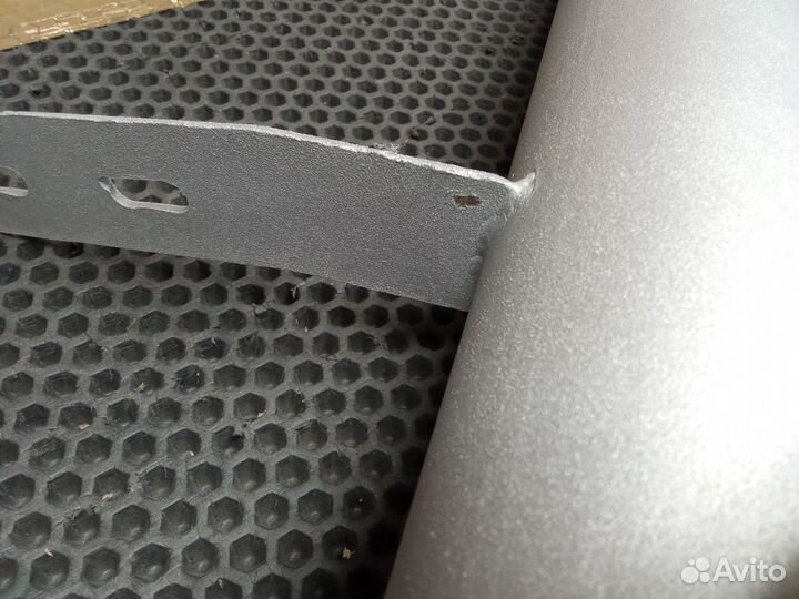 Защита порогов d76 с проступями SsangYong Kyron (2