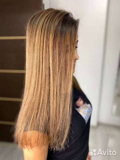 Окрашивание волос, ботокс/кератин/нанопластика