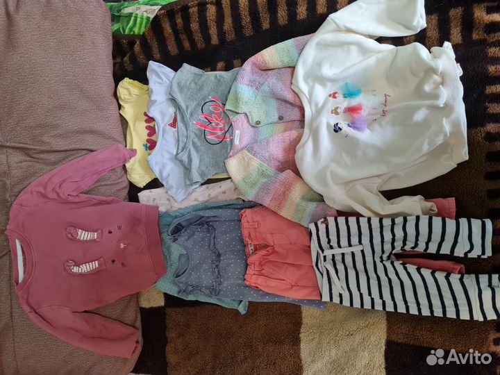 Вещи пакетом для девочки на год -два