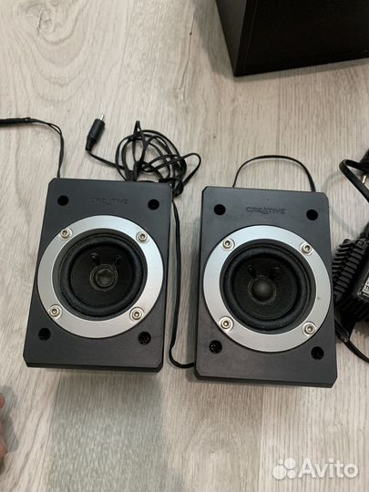 Саб + Колонки с bluetooth адептером
