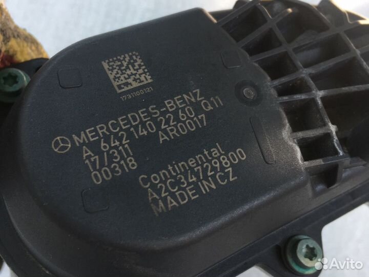 Клапан EGR A6421402260 Mercedes om642 2017г