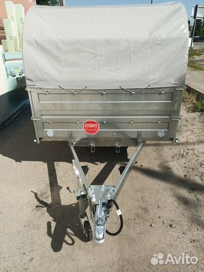 Легковой прицеп с доп бортом и тентом