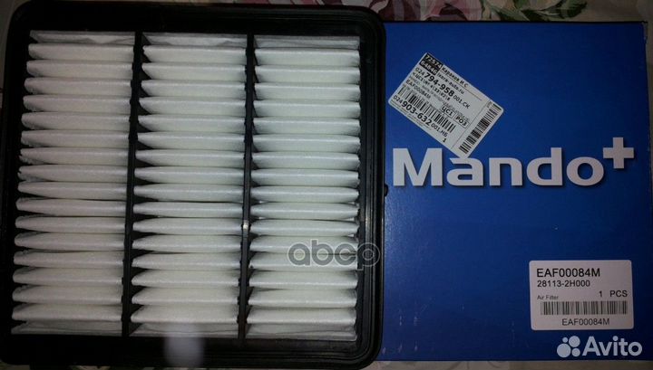 Фильтр воздушный EAF00084M Mando