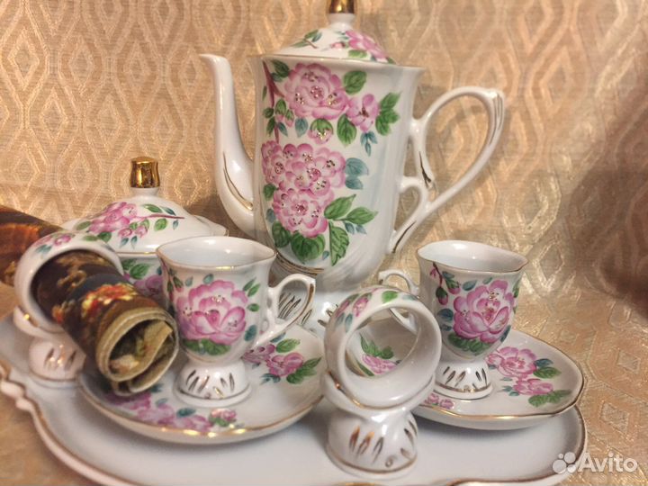 Кофейный сервиз ГДР Вербилки Рига