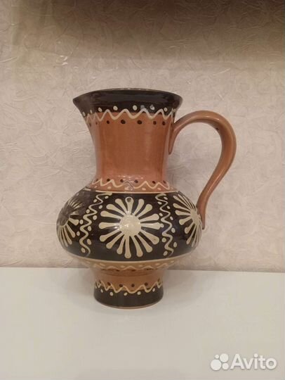 Ваза кувшин глиняный