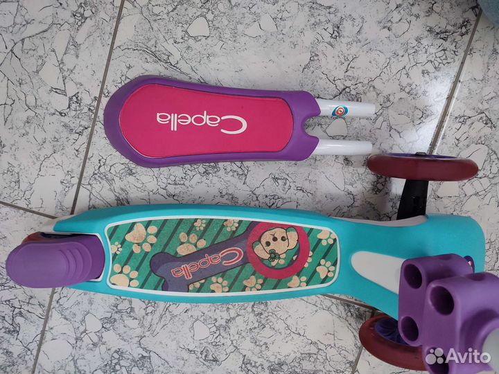 Самокат - беговел трёхколёсный Capella puppy