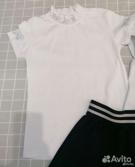 Школьная блузка, юбка 134