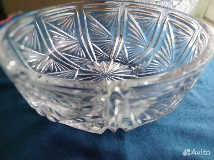 Салатники хрустальные