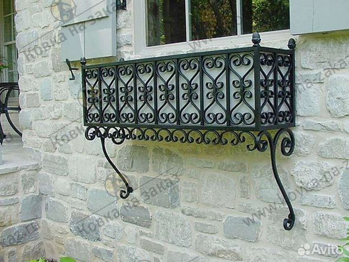 Подставка цветочница кашпо на подоконник