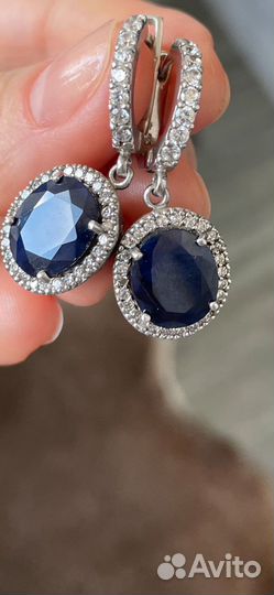 Сережки из серебра