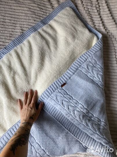 Плед конверт на выписку для новорожденного