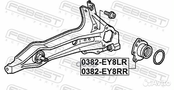 0382-EY8RR к-кт подшипника ступ. зад. прав. Ho