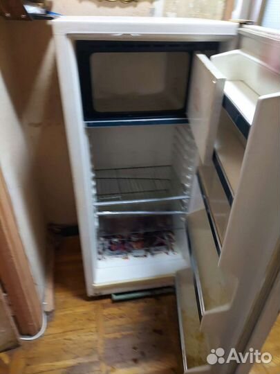 Старенький холодильник snaige-126