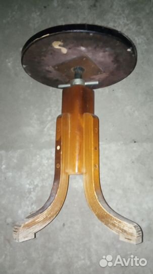 Стул музыкальный на винте СССР, ретро 70х