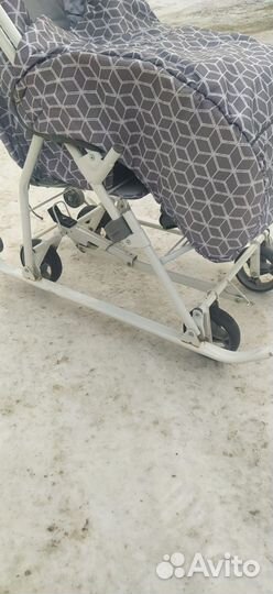 Санки коляска nika kids