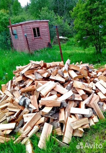 Дрова в укладку любого объема Березовые в Выборге