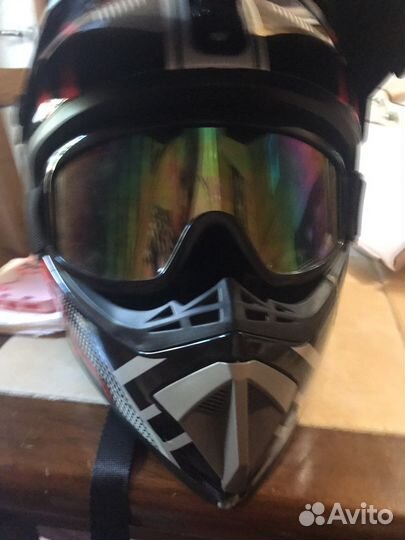 Шлем кроссовый бу