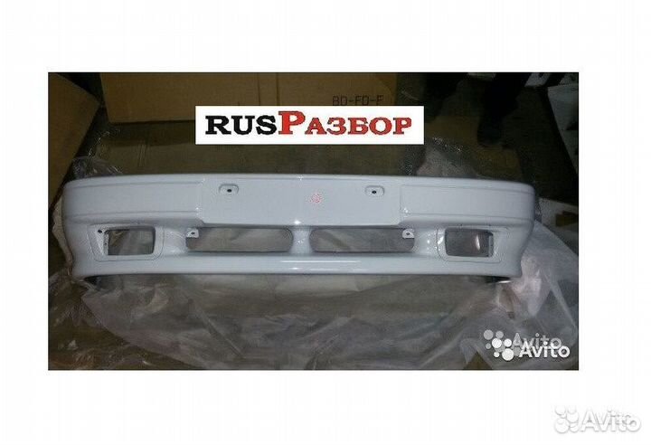 Бампер окрашенный в цвет ваз 2114 2115 Белый