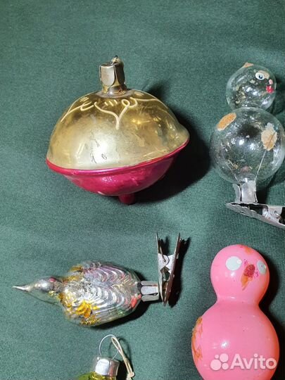 Елочные фигурки. СССР