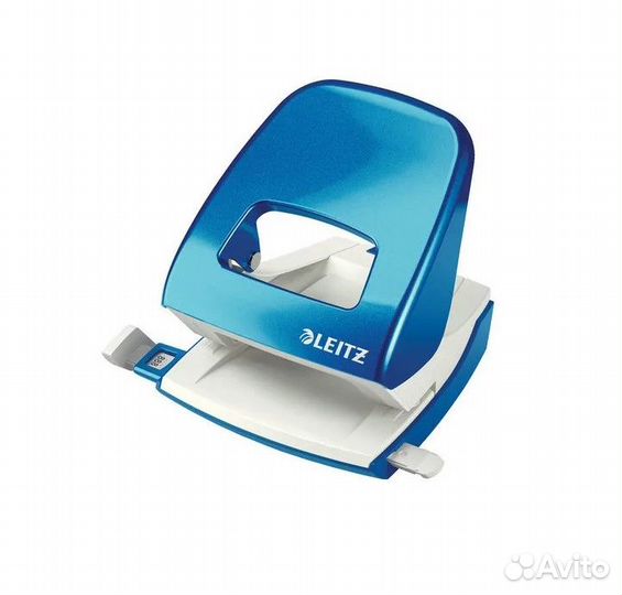 Leitz WOW Дырокол Синий Металлик, до 30 листов