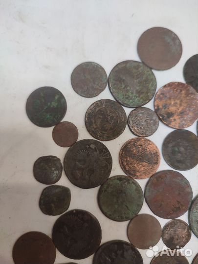 50 медных монет Лот 1