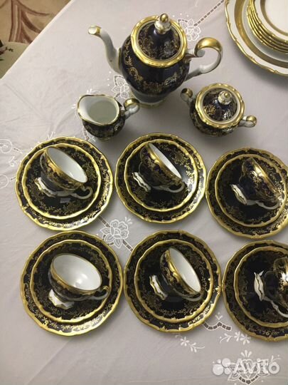 Сервиз чайный гдр на 6 персон, новый, цена за 1 се