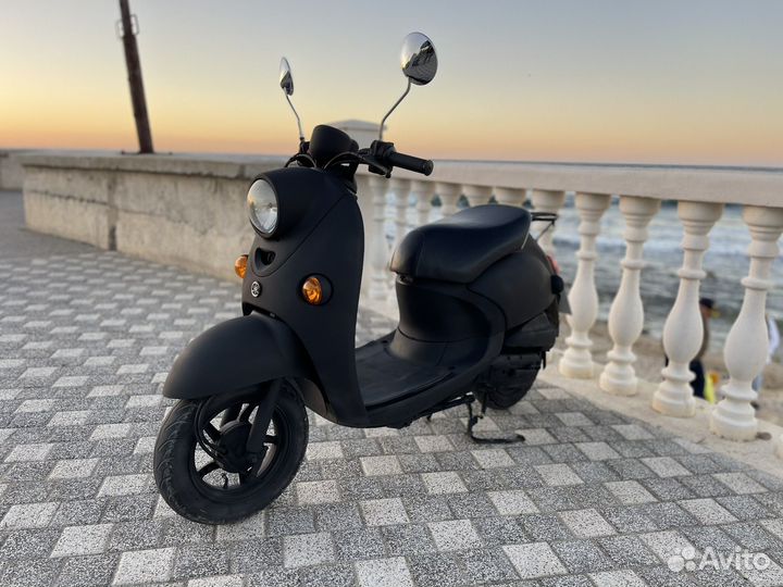 Мопед yamaha vino 4T total black