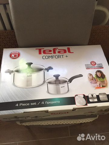 Набор из 2-х кастрюль Tefal