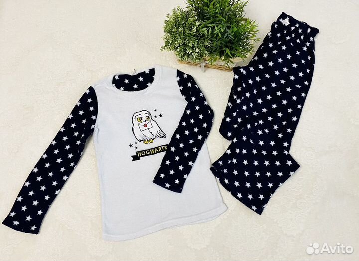 Домашний тёплый плюшевый костюм пижама 42