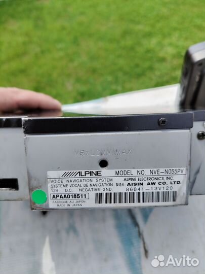 Считыватель навигации alpine NVE-N055PV
